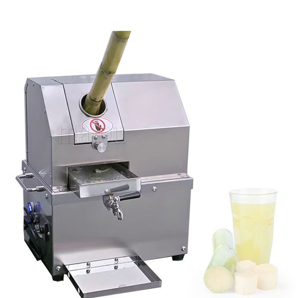 Machine commerciale polyvalente de jus de canne à sucre d'acier inoxydable extracteur de jus de canne à sucre presse-agrumes de canne à sucre 750W