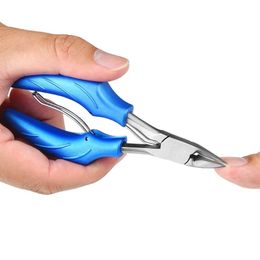 En acier en acier inoxydable Cupile Cipiles de pied Pied Soins Toe Clippers à doigt épais Oneppers Nippers Deving Devainving NOUVEAU outils de pédicure pour les tondeuses à doigt épais