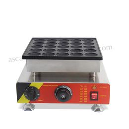 Acier inoxydable Antiadhésif Poffertjes-Grill 25 pcs Néerlandais Mini Pancake Maker Gaufrier 220 V 110 V CE Brand New272S