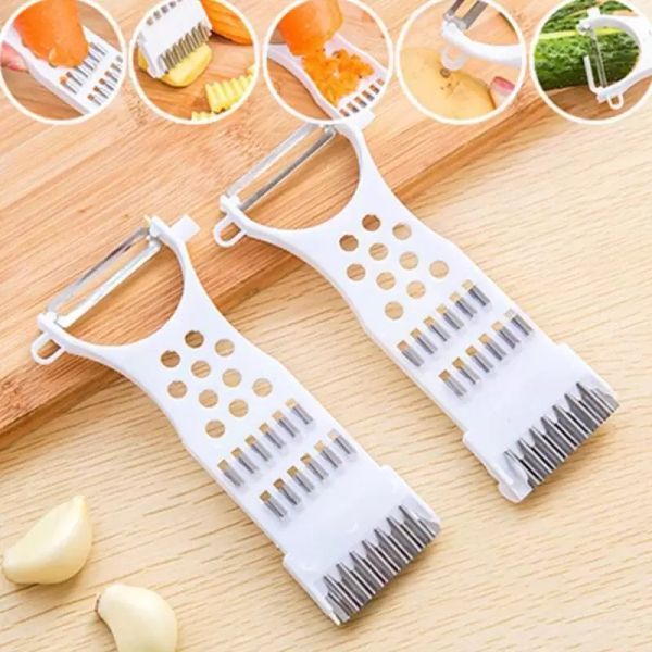 Outils de râpe à éplucher en acier inoxydable Trancheuses manuelles Coupe-concombre Légumes Fruits Peel Shredder Slicer Accessoires de cuisine WJY591