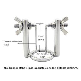 L'exploration de civière urétrale de pénis d'acier inoxydable branche le dispositif de vitesse de torture de bondage de BDSM jouets sexuels adultes pour les hommes A5578806816