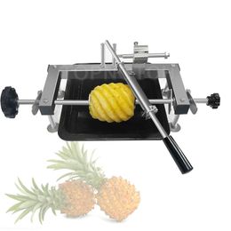 Roestvrijstalen ananas-fruitschilmachine Handmatig Speciale ananas-ananasschiller