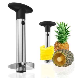 Acier inoxydable Ananas Éplucheur Cutter Trancheuse Corer Peel Core Outils Fruits Légumes Couteau Gadget Cuisine Spiralizer DH9380