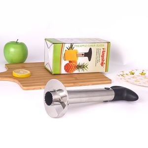 Roestvrij staal ananas Peeler Cutter Slicer Corer Peel Core Tools Fruit Groente Mes Gadget Keuken Spiraalvorming