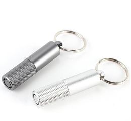 Cortador de taladro portátil de acero inoxidable para cigarros, herramientas de mano para fumar, accesorios, llavero divisor Romo, llavero, anillo, puntas de taladro