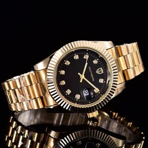Roestvrij staal quartz horloge senior designer klassieke eenvoudige mode waterdichte dag voor mannen en vrouwen2482