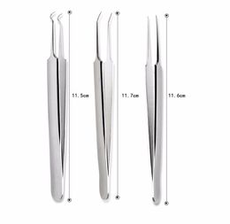 Roestvrij staal Verwijderen Acne Cell Acne Naald Squeeze Acne Blackhead Removal Tool Pincet 30 stuks gratis verzending