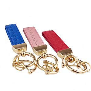 Clavier concepteur plaqué rose en acier inoxydable Chain de clés pour la chaîne de clés de sac pour femmes
