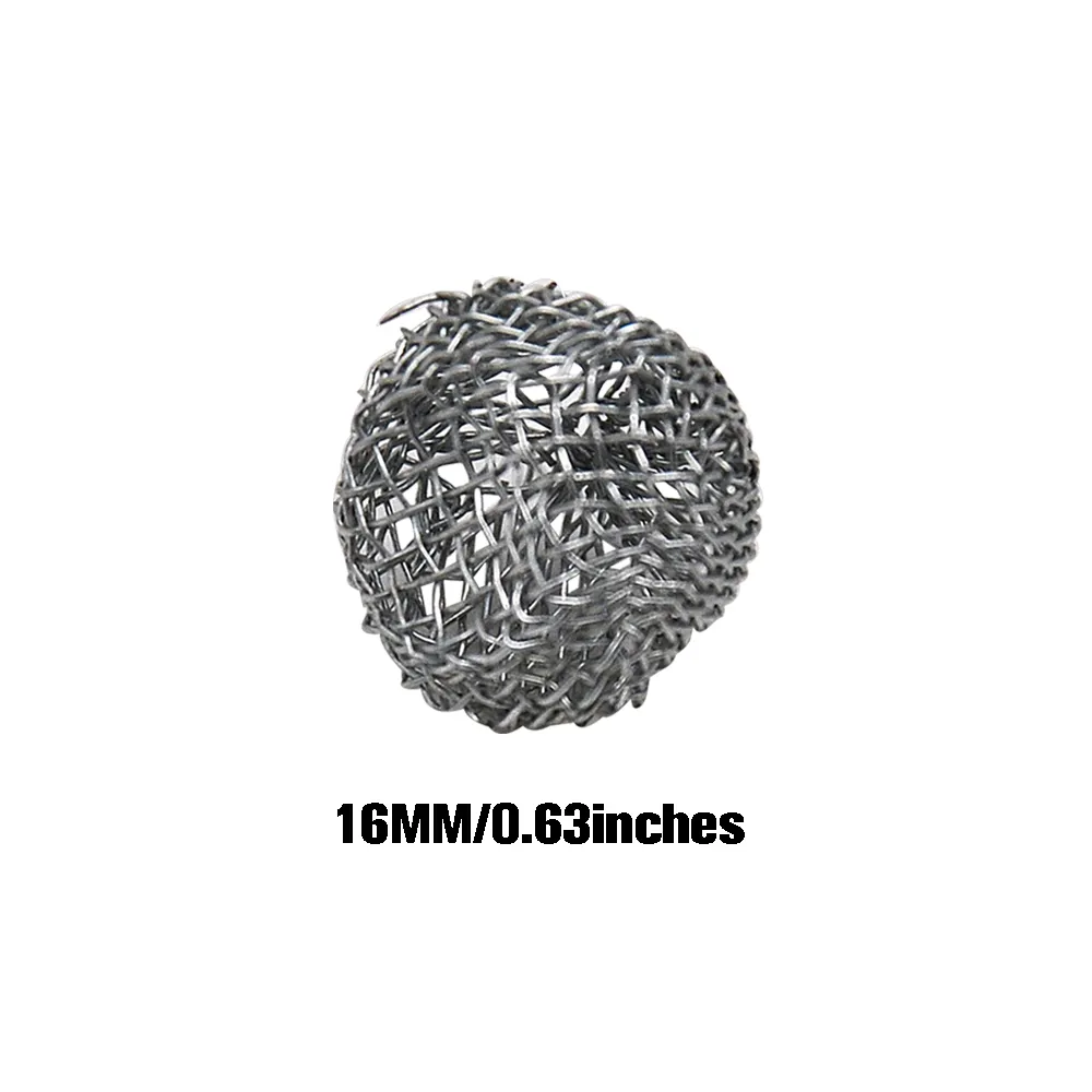 Lot De 100 Filtres à Fumer En Acier Inoxydable 304 - Diamètre 20 Mm (10, 15, 20 Mm Disponibles)
