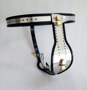 Stainless Steel Male Chastity Belt Sissy Device Lock