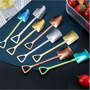 Rvs Schop Lepels Creatieve Koffielepel Ijs Dessert Scoop Watermeloen Schop-Lepel Servies Sets T9I002600