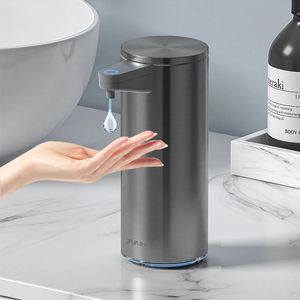 Roestvrijstalen Zeepdispenser Elektrische Contactloze Infraroodsensor Zeepdispenser Vloeistofdispenser Voor Thuis Keuken Badkamer 240312