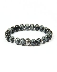 Bracelets de football en acier inoxydable entier 10pcslot 8 mm Perles en pierre naturelle multicolore avec bracelet de football pour cadeau1613970