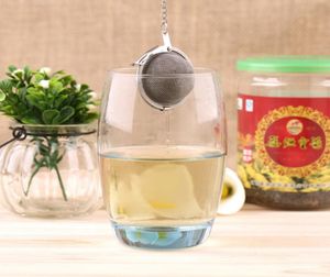 Sphère en acier inoxydable verrouillage de thé à thé épice passoire à la balle de balle d'infuseur filtre à thé infuseur infuseur en filet