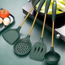 Rvs Lepel Spatel Keuken Koken Soep Lepels Keuken Fry Shovels Colander Scoop Multi Non-Stick Pan Servies BH6121 TYJ