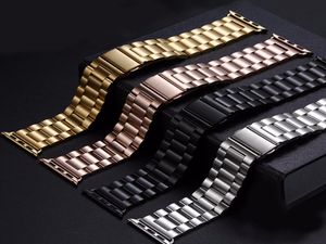 Sangle en acier inoxydable pour la montre, Anuquestyle Band Band 42mm 38 mm Bracelet Smart Watch Remplacement Watch Band pour iWatch Serise 3/2/1 Fashion Jewelry6915104