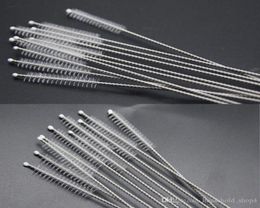Bouchage de paille en acier inoxydable tube d'aspiration tube en verre spirale cheveux doux paille de nettoyage brosses outils1894403