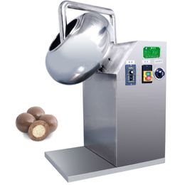 Máquina automática de pulido de Chocolate con revestimiento de Chocolate, máquina de almendras recubiertas de azúcar de acero inoxidable