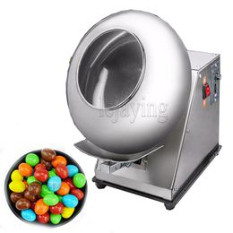 Enrobage de sucre en acier inoxydable Noix de sucre en sucre à arachide Chocolate Candy Machine de revêtement