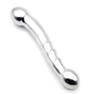 Acero inoxidable consolador súper largo dalle dual cabeza artificial masturbación tapón anal de masaje vaginal estimulación juguetes sexuales para mujeres 8769631