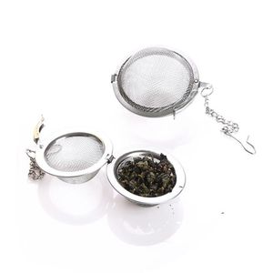 Roestvrijstalen thee-infuser thee mesh balfuser zeefilters interval diffuser ei-vormige thee vergrendelen kruid mesh
