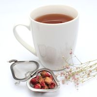 Filtre à boule de thé à treillis à thé d'acier inoxydable Filtre à boule de thé pour treillis pour théière Infuser de thé DH8586