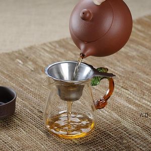 Roestvrijstalen theezeefgoeders Tools theepot thee-infuser Speciale fijne filter huishoudelijke thee set accessoires CCD13170