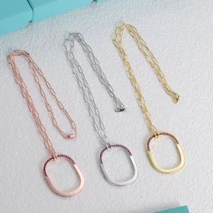 Collier minimaliste en titane en acier inoxydable Designer Collier de mode pour femmes