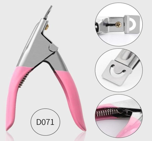 Coupe-ongles en U en acier inoxydable, en acrylique UV, pour faux-ongles, pointes de coupe, outil de manucure 4831208