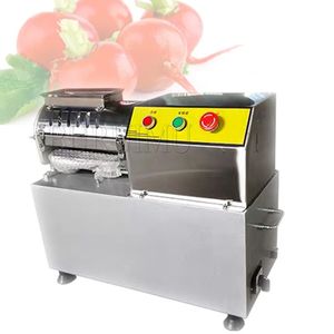 Machine de découpe de légumes en acier inoxydable poussoir électrique pomme de terre concombre radis coupe oignon coupe frites trancheuse Machine