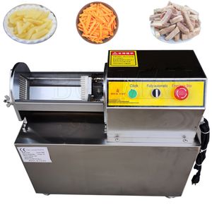 Machine de découpe de bandes de manioc de frites de pommes de terre de coupe de fruits et légumes en acier inoxydable
