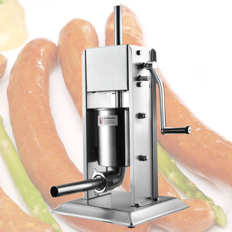 Stainless Steel Vertical Manual Sausage Stuffer Manual Maker Filling Sausage Stuffer Machine