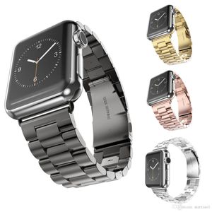 Roestvrijstalen horlogebanden voor Iwatch Ultra 49 mm Apple Watch 8 7 SE 6 5 4 41mm 45 mm 30 mm 42 mm 42 mm 44 mm Riemlink Bracelet Classical Lock