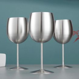 Glas de vin en acier inoxydable Vodka tasse de tasse à jus de gobelet champagne 350 ml de gobelet 350 ml