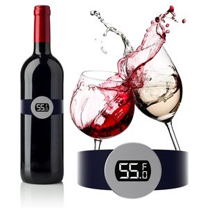 Thermomètre de bracelet de vin rouge de capteur de température de vin d'acier inoxydable de ventes chaudes pour des outils de cuisine à la maison de bière