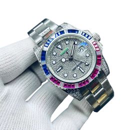 Montres de marque automatiques en acier inoxydable, montres-bracelets en diamant pour hommes 904L, horloges mécaniques en saphir de luxe, montre-bracelet pour hommes aaa étanche