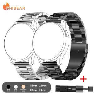 Roestvrijstalen band voor Xiaomi Mi Watch S1 horlogeband voor Mi Watch Kleur 2 Vervangingsarmband 22 mm roestvrijstalen riempolsband