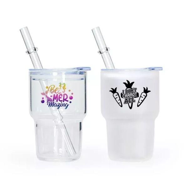 Sublimation en acier inoxydable 3 oz gobelets à vin clair couleurs givrées Liqueur verre à liqueur avec couvercle en plastique en gros