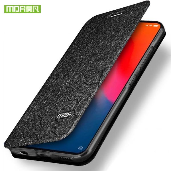 Embouissement pour Xiaomi Mi Poco X3 NFC Couverture du boîtier pour Xiaomi POCO X3 NFC Silicone Flip Leather MOFI 360 Hard Shockproof