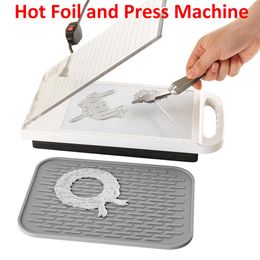 Estampado de estampado Hot Foil Machine Cabina Craft US UK UK EU Papel Paper Cuero Filsing Film Transfer Machine de lámina