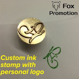 Stempels aanpassen inkt messing stempel met uw grote size hoofd DIY Ancient Seal Retro Stamp Personaliseerde inkt/wax Custom Design 230317