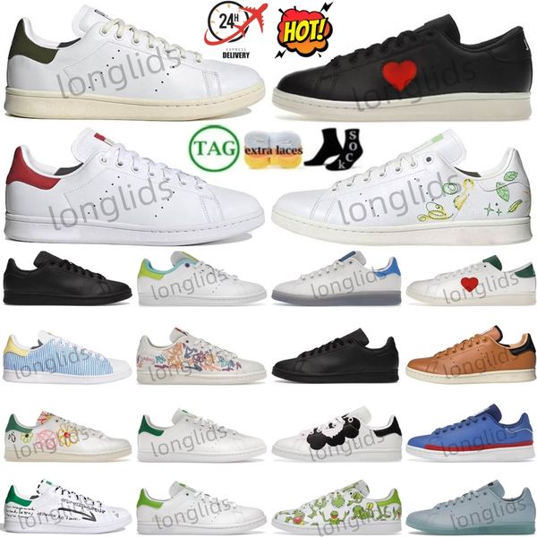 Stan Smith The Homer Simpson Simpsons Blanc Vert Noir collégial Made 30e anniversaire ABC Camo Core New Navy Casual Chaussures Hommes Femmes Rose Rouge