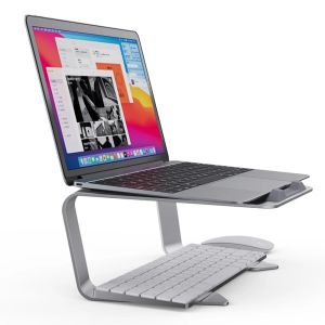 Support de support de support portable pour ordinateur portable en aluminium réglable pour le support de tablette d'ordinateur Book Pro iPad Air Bracket de refroidissement