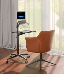 Stand en aluminium alliage ut2 plein mouvement 2in1 support de plancher de l'ordinateur portable Monitor de support de support Hauteur de support Réglage du bureau d'ordinateur portable en mouvement