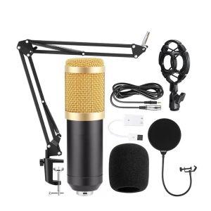 Stand BM 800 Microphone du condenseur USB pour PC Studio Kit micro Mic Podcasting Podcasting Singing YouTube Computer Gamer