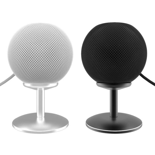 Soporte de carga accesorios de escritorio soporte de montaje de metal soporte base para soporte de soporte para Apple HomePod Mini altavoz