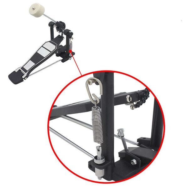 Stand Drum Sticks Single Step Jazz Drum Pedal Bottom Practice Stepping Hammer Double Chain Stepping Percussion Instrument Accessories Best