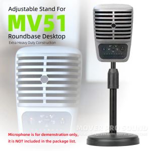 Stand pour Shure MV51 MV 51 Tablette à table Microphone Stand Bureau Boom Boom Mount Table Bureau de style Bracket Hauteur