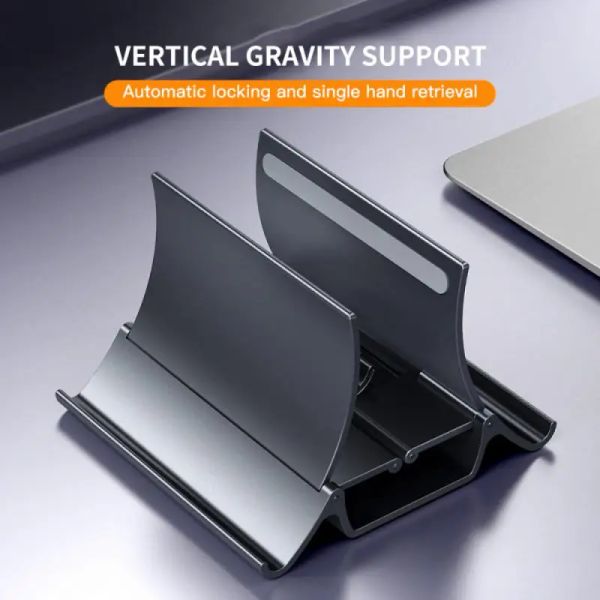 Support du support de refroidissement de l'ordinateur portable Stand d'ordinateur vertical Général 160g Compostique Composant Composants et accessoires Abs Metallic Paint