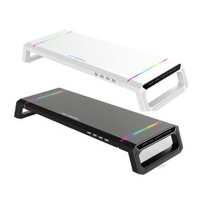 Stand laptopstandaard voor Core Ice Zun T1 RGB -laptopmonitor Stand multifunctioneel display verhoogd 4 USB Laad Bureau Organizer Bracket